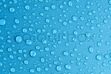Beautiful Blue Water Drops Backgrounds
