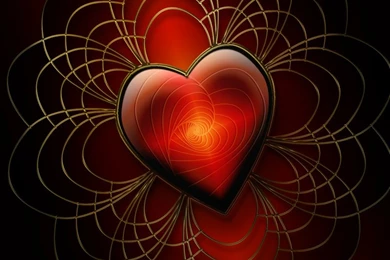 Fractal Heart Heart – Abstract 3D And CG HD Desktop Wallpapers