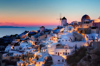 City Wallpapers   LocaLwom: Greece Sunset Free Wallpaper. Greece ...