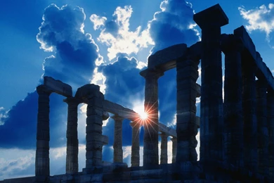 Ancient Ruins In Greece Wide High Definition Wallpapers For Desktop ...