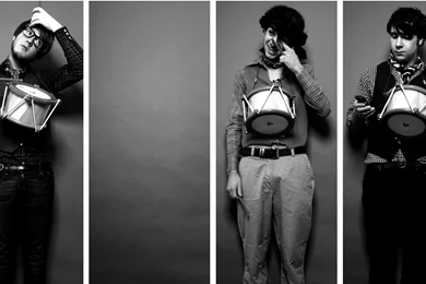 Two Door Cinema Club Drum Band Smile Wall