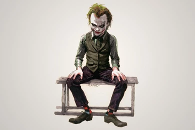 Anime, Caricature, Artwork, Simple Background, Batman, Jocker ...