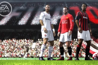 Benzema Rooney Caricature Wallpaper Images