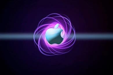 Full View And Download Nucleus Apple Logo Wallpapers