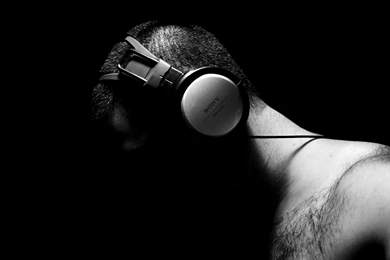 Man Headphones Music Sony