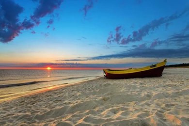 Best sunset scene from beach wallpaper for desktop backgrounds ...