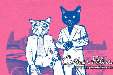 Meowi Vice Desktop And iPhone Wallpapers