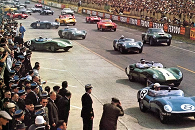 Colourful 1959 Le Mans   (SILODROME)