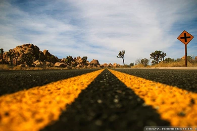 Desert Road Wallpapers   Crazy Frankenstein