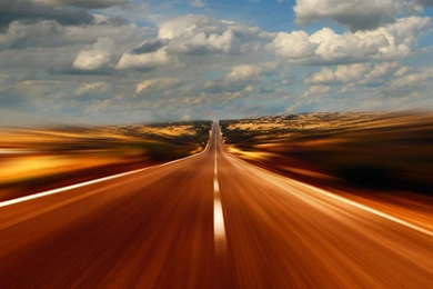 FLASHING COUNTRY ROAD WALLPAPER   (