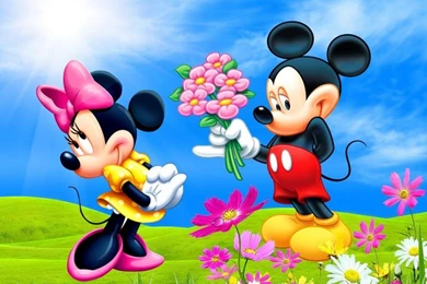 Download Mickey And Minnie Wallpapers To Your Cell Phone   Disney ...