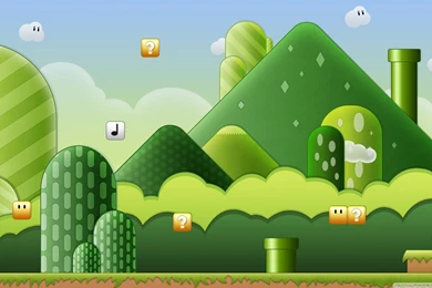 Super Mario Bros HD Desktop Wallpapers : Fullscreen : Dual Monitor