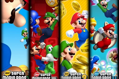 All New Super Mario Bros. Games Wallpapers 1024x768 By Baruch97 On ...