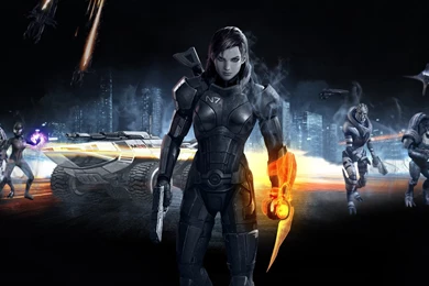 Mass Effect 3 Screen FemShep By Warhound CMP On DeviantArt