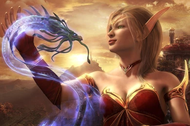 Blood Elf World Of Warcraft Widescreen Wallpapers