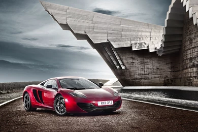 Amazing Red McLaren MP4 12C Wallpapers