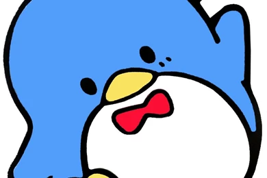 Sanrio Tuxedo Sam Die Cut Mascot Eraser