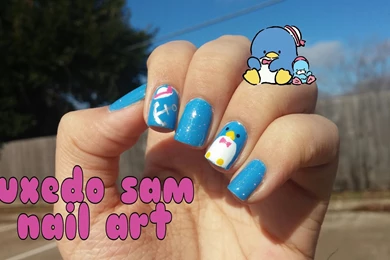 Tuxedo Sam Nail Art   YouTube