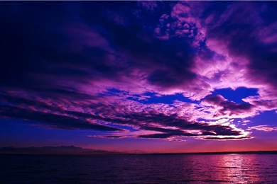 Purple Sunsets Wallpapers