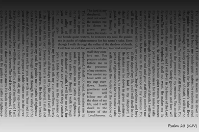 Psalm 23 Religion Wallpapers