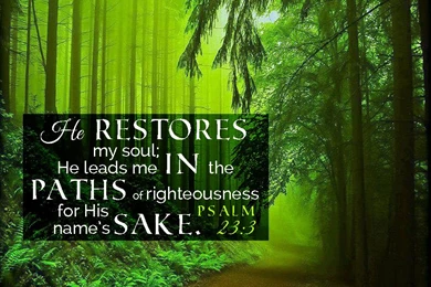 Psa 23 3 ww wallpapers