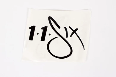 Reach Records '116' Vinyl Decal   4" X 3"