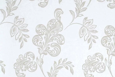 Off White Metallic Leaf Wallpapers By Brewster