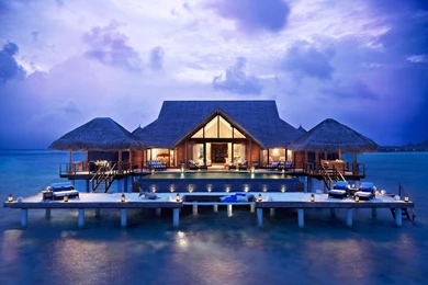 Taj Exotica Maldives, Beach, House, Ocean, Water, 1920x1200 HD ...
