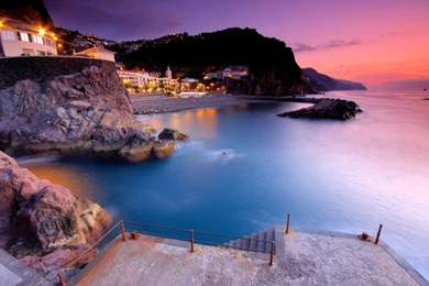 Sunset, Beach, House, Architecture, Dock, Sea, Sky, Nature   HD ...