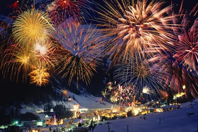 Fireworks Snow, Scenery, Festival, 1920x1080 HD Wallpapers And FREE ...