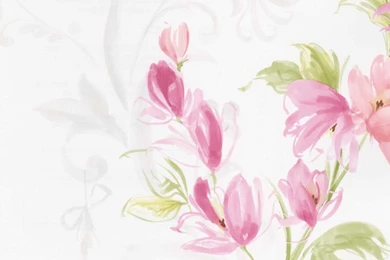 Soft Brown Shadowed Small Flowers Wallpapers By Seabrook