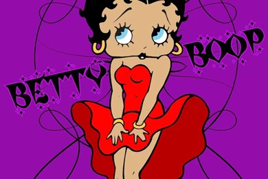 Betty Boop Pictures Archive: Betty Boop Cool Breeze   Red Dress ...