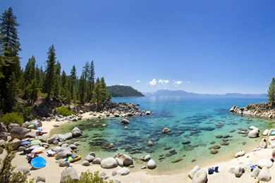 Lake Tahoe Beach   Wallpaper.