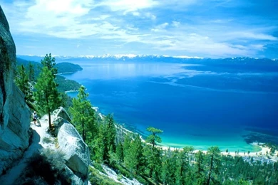 SuperHD.pics: California Lake Tahoe Flume Trail Trail Desktop ...