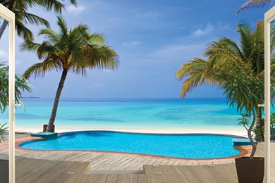 Walltastic Paradise Beach Wallpapers Mural   43565