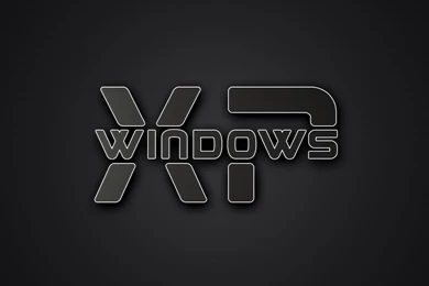 Free Computer Wallpaper, Black XP