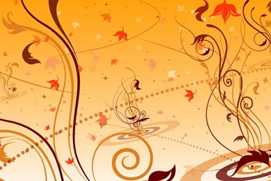 Wallpaper: Abstract, Illustration, Autumn, Background, Fallen ...