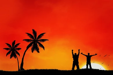 1024x768 Joy In The Sunset Desktop PC And Mac Wallpapers