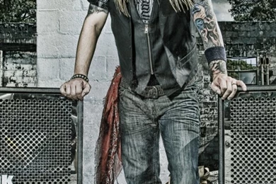 Download Wallpapers 640x960 Fozzy, Tattoo, House, Graphics, Sky ...