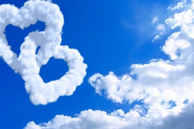 Two Hearts In The Sky   HD Wallpapers