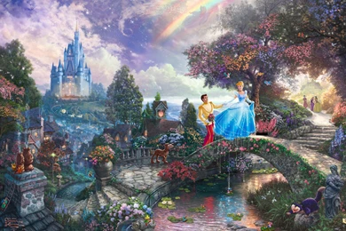 2560x1600 Thomas Kinkade, Film, Painting, Walt Disney, Art ...