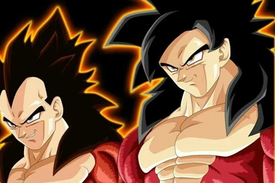 Goku Ssj4 Y Vegeta Ssj4