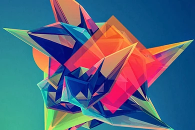 Colorful Cool Abstract Polygonal Shape iPhone 6 Wallpapers Download ...