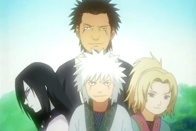 Wallpapers Jyraia Jiraiya Orochimaru Tsunade 1024x768