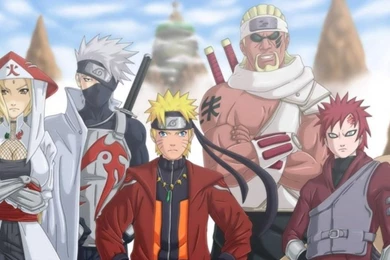Naruto Shippuuden Naruto Uzumaki Naruto Hatake Kakashi Gaara ...