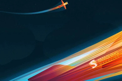 Fire Rocket 2 iPhone 6 Wallpapers