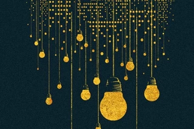 iPhone String Lights Wallpapers