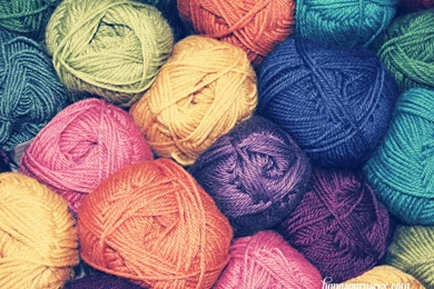 Yarn String Pattern Knitting Rope Psychedelic Bokeh Craft ...