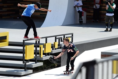 Nyjah Huston Back On Top Of Street League Skateboarding In L.A.