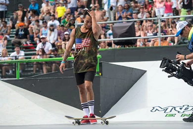 Skateboard Street At X Games Austin 2014 Nyjah Huston, Gold